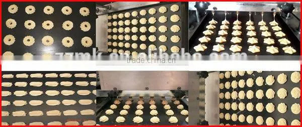 Automatic PLC control cake making cookie dropping machine
