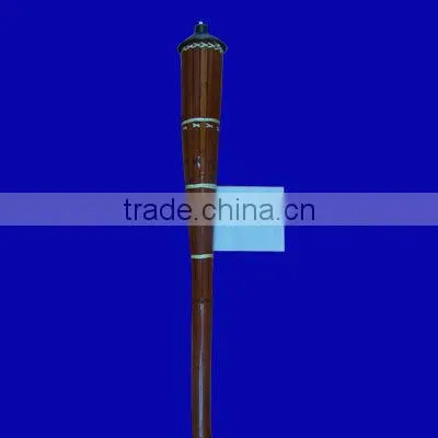 FD-008 Green material Colorful Bamboo oil lamp garden torch