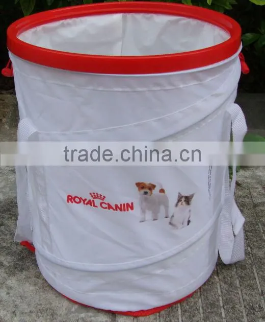 pet food container with plastic covers