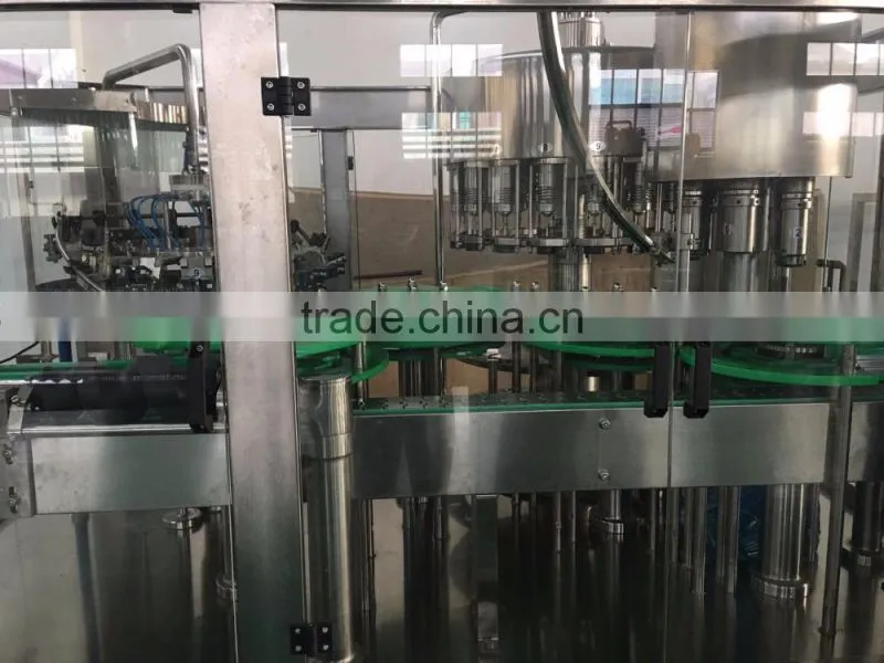 Automatic wine glass bottle filling production line