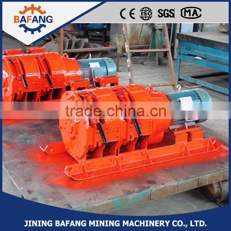 Double-drum scraper winch