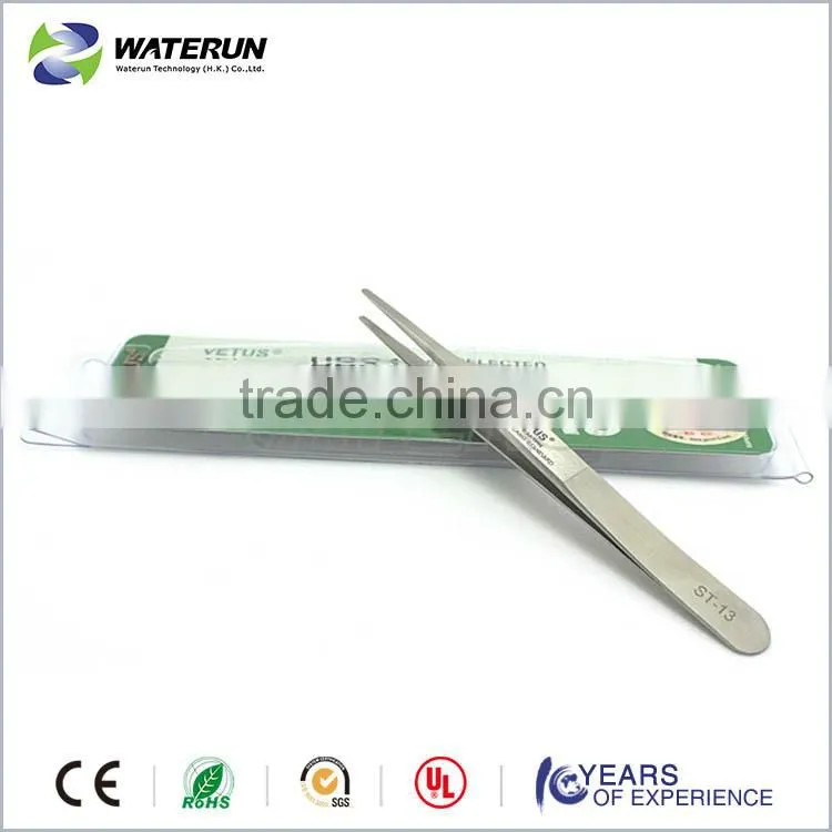 125mm Vetus ST-16 stainless steel point straight tweezers