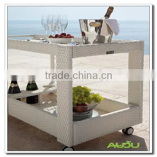 Beach Cart/Rattan Wine Food Outdoor Beach Cart