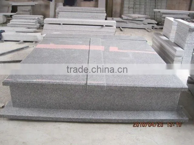 Poland style G603 granite monuments
