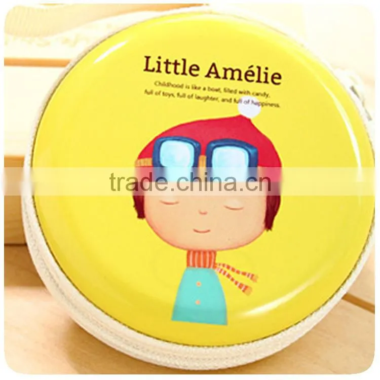 J475 Yellow Colo Clear Coin Bag with high quality