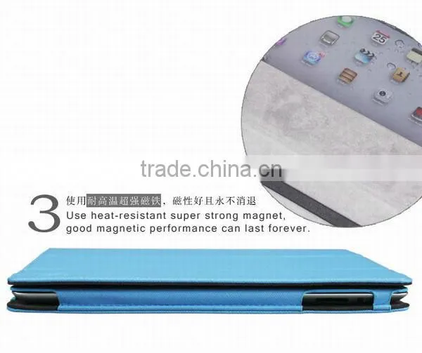 2015 best selling leather case for iPad