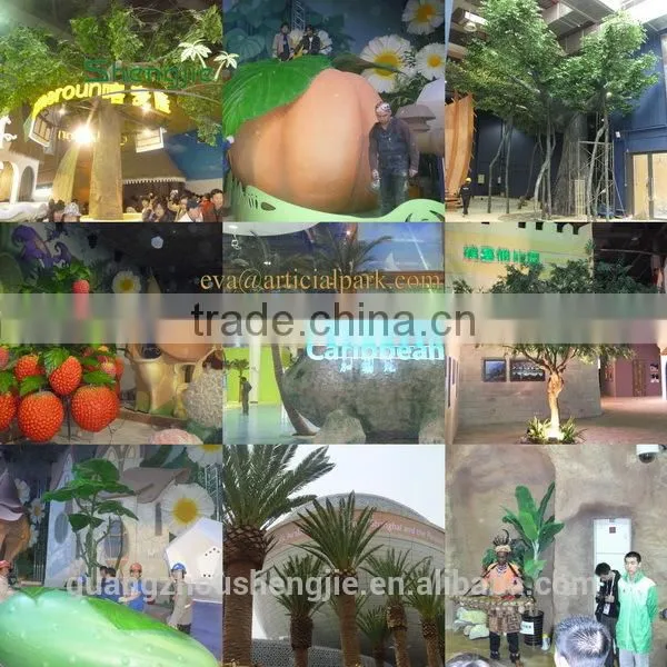 SJWS2015032404 Guangzhou manufacturer whole sell customized garden decoration artifcial fake bamboo tree