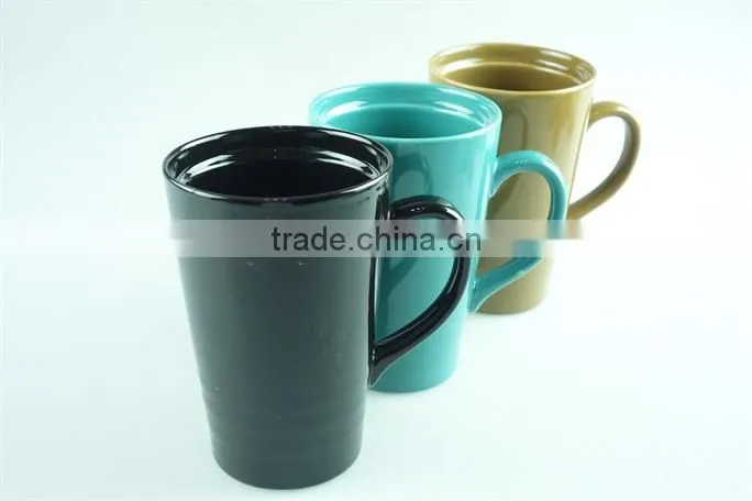 Ceramic /stoneware gift mug colored mugs in stock for sale cheap price
