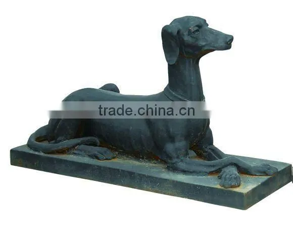 animal statue cast iron peacock