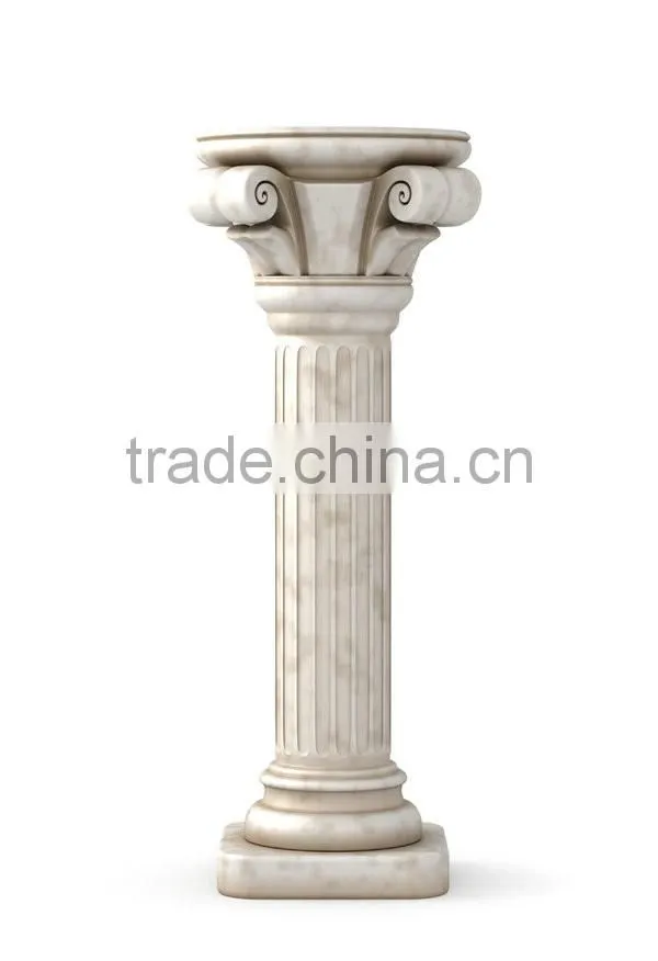European sex lady stone column in pillar used for decorative