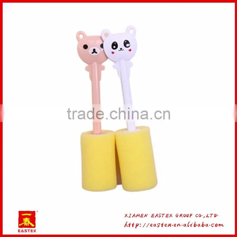 Cartoon shape sponge brush for cup