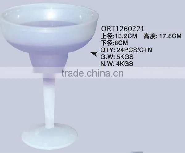 fancy design plastic goblet