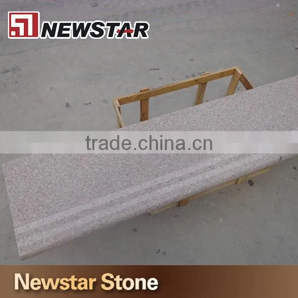 Newstar Chinese granite tile stair bullnose stair step
