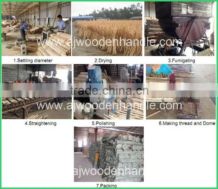 natural wooden broom handle, wood broom handle machine