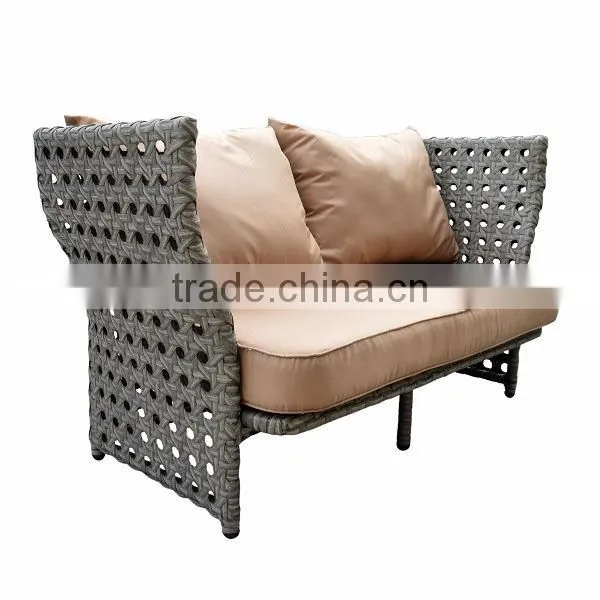 Brown Wicker Garden Furniture Set