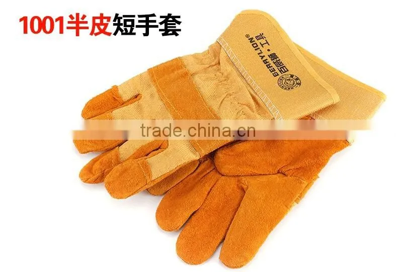 BERRYLION short cuff safe hands gloves, cheap price welding gloves