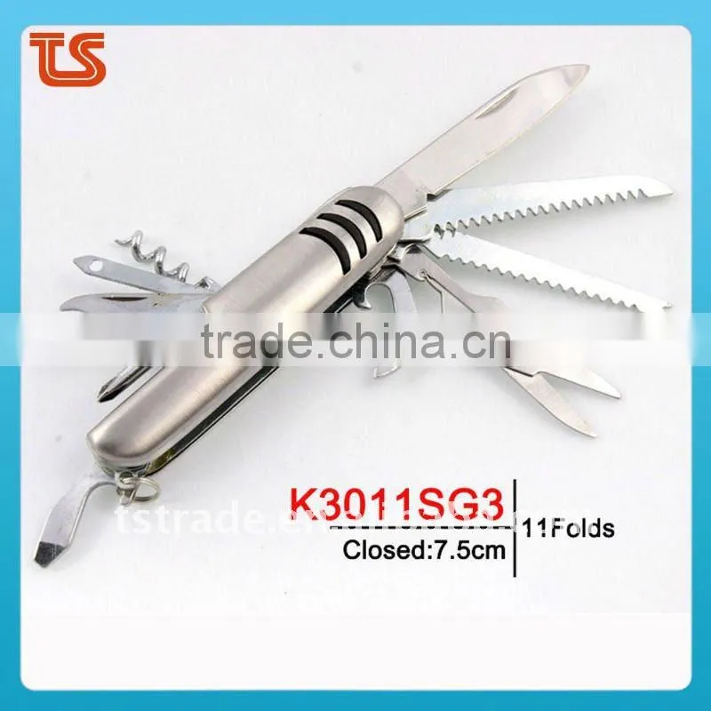 2014 Stainless steel multi folding pocket strider knife tools (K5011G30)