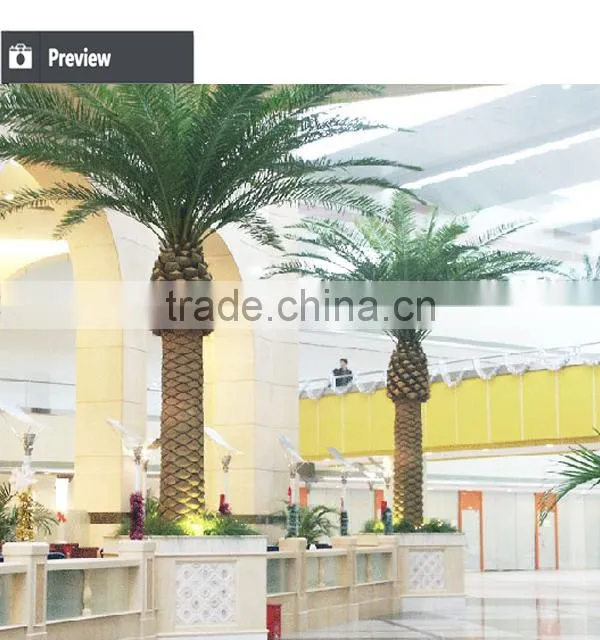Anti-UV new design decorative iron tree artificial date palm tree trunk
