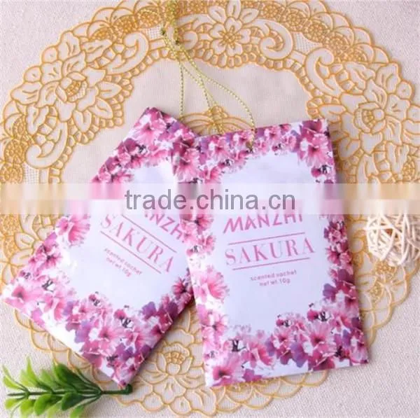New year promotional gift fruit fargrance paper bag sachet