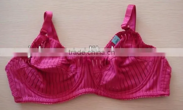 js-904 pink & red color no pad bra in stock