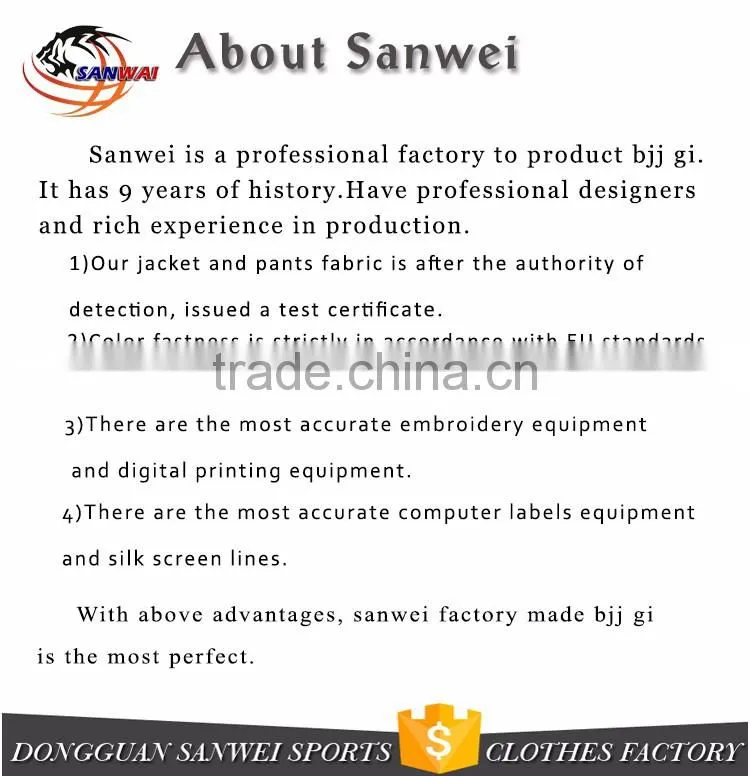 Wholesale custom canvas fabric westing karate sports karate uniform