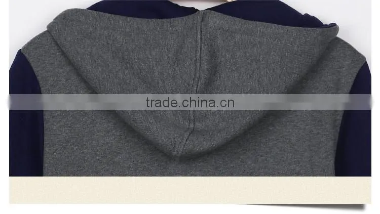 high quality plain dyed color block children jacket winter coat