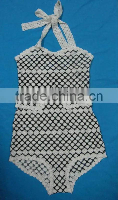 Fashionable Lady Crochet Swimwear Suit