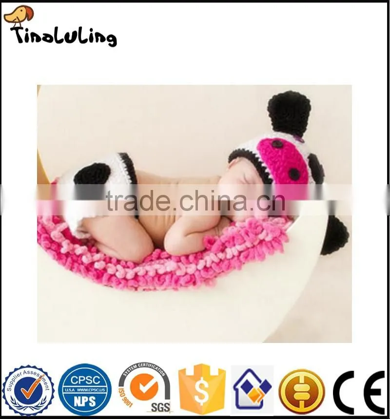Newborn Baby Cow Hat for Newborn Photography Props Baby Animal cosplay