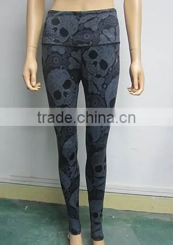 New Pattern Women Printed Legging Sport Tight Wear Sublimation Yoga Pants in Custom