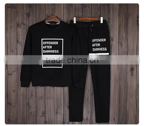 2015 new style sweatshirt without hood for adult men