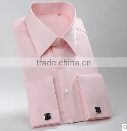 2014 Mens Slim fit Dress long Sleeve solid color Shirts Mens dress shirts