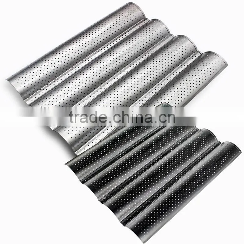 2017 High Temperature Resistant Baguette French Bread Baking Tray Nonstick Carbon Steel Baguette Bread Baking Mold Free Shipping