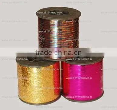 flat metallic yarn, thread, metallic yarn