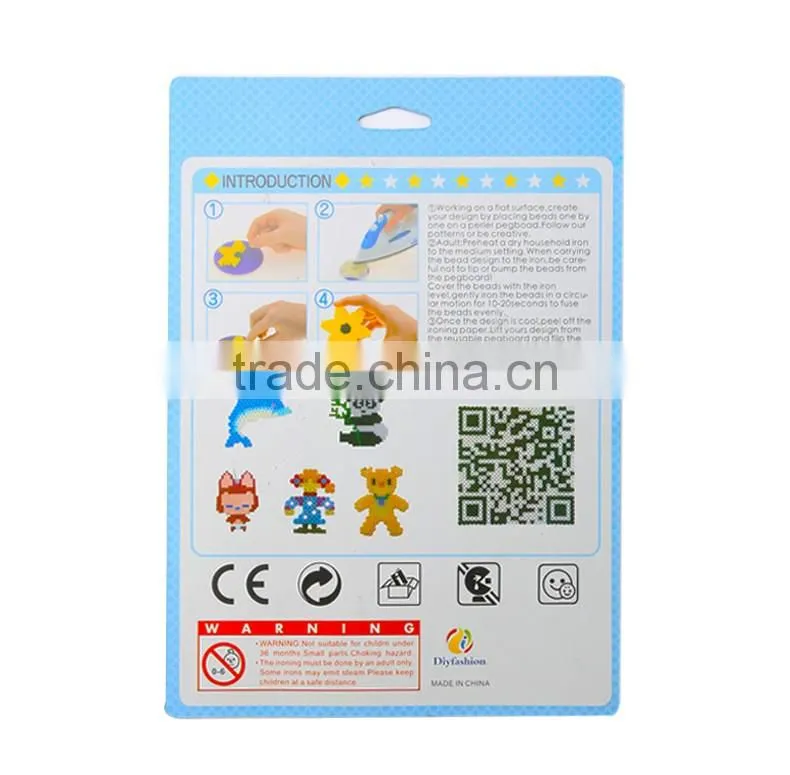 iyfashion 5mm hama perler fuse beads the creamslice set with puzzle iron paper and twezzer hama beads toys for kids 18024