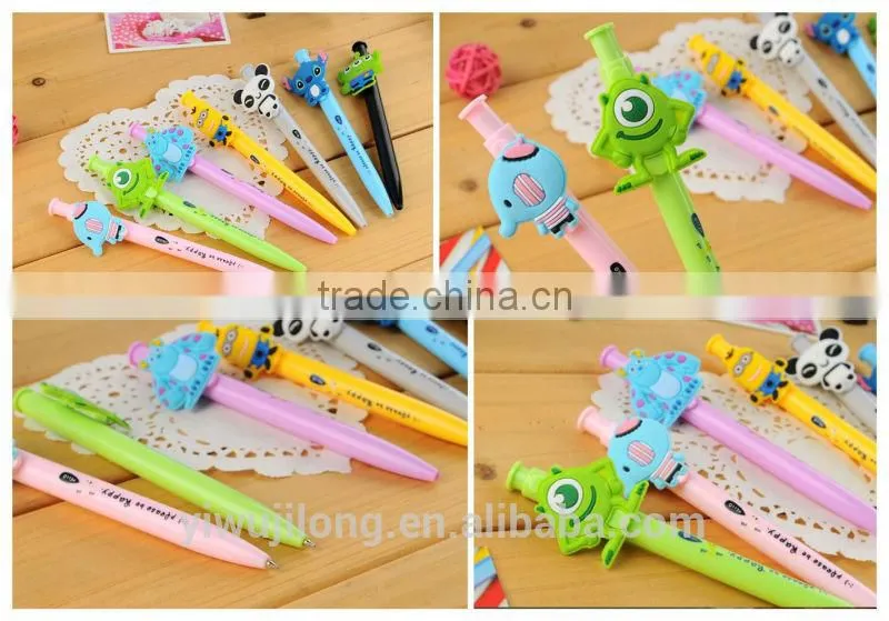 New fashion colorful cute press short ballpoint pen