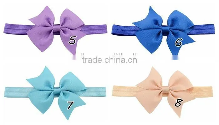 hair bow with elastic hair band