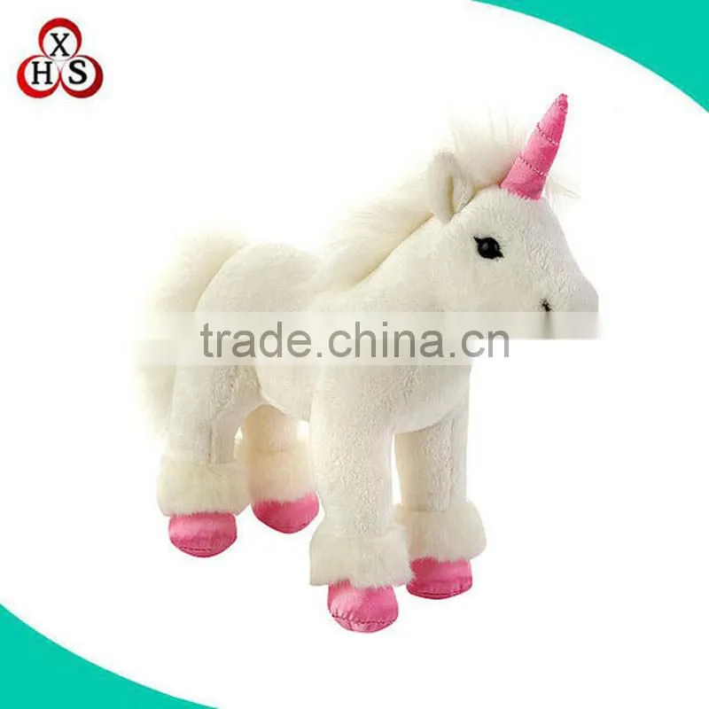 factory custom white 8inch plush unicorn toy stuffed unicorn toys