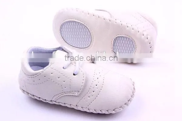 Solid Color Prewalker Girls Boy Leather Shoes