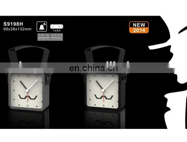 (S9198H) Battery clock movement with cap shape for gift