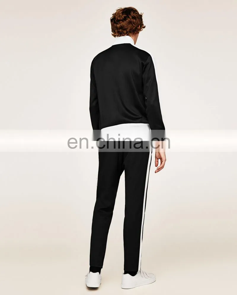 Fashion Style Wholesale Man Track Pants Trousers With Side Stripe
