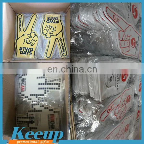 Most Popular Fans Items Giant Wave Foam Finger Cheering Hands foam hand sponge hand foam finger