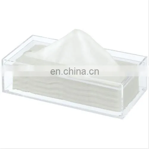Customized picture prcinted beautiful acrylic tissue box