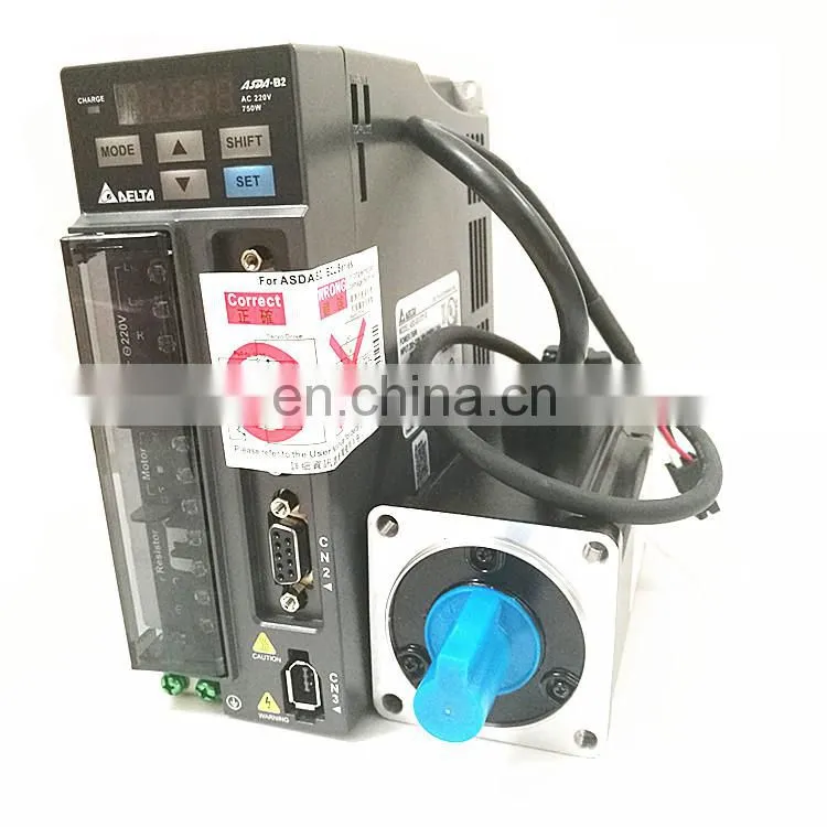 750W AC Synchronous Servo Motor Delta ECMA-C20807RS With Oil Seal