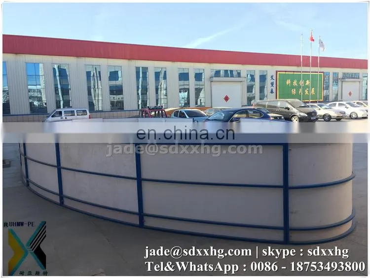 ice rink dasher boards, HDPE hockey board hdpe barriers