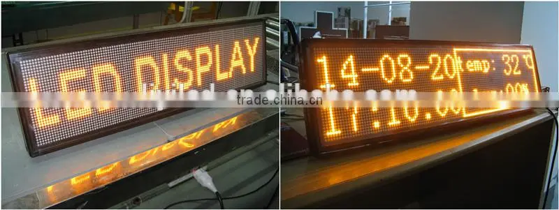 P4.75 matrix led car window message display sign from liyi