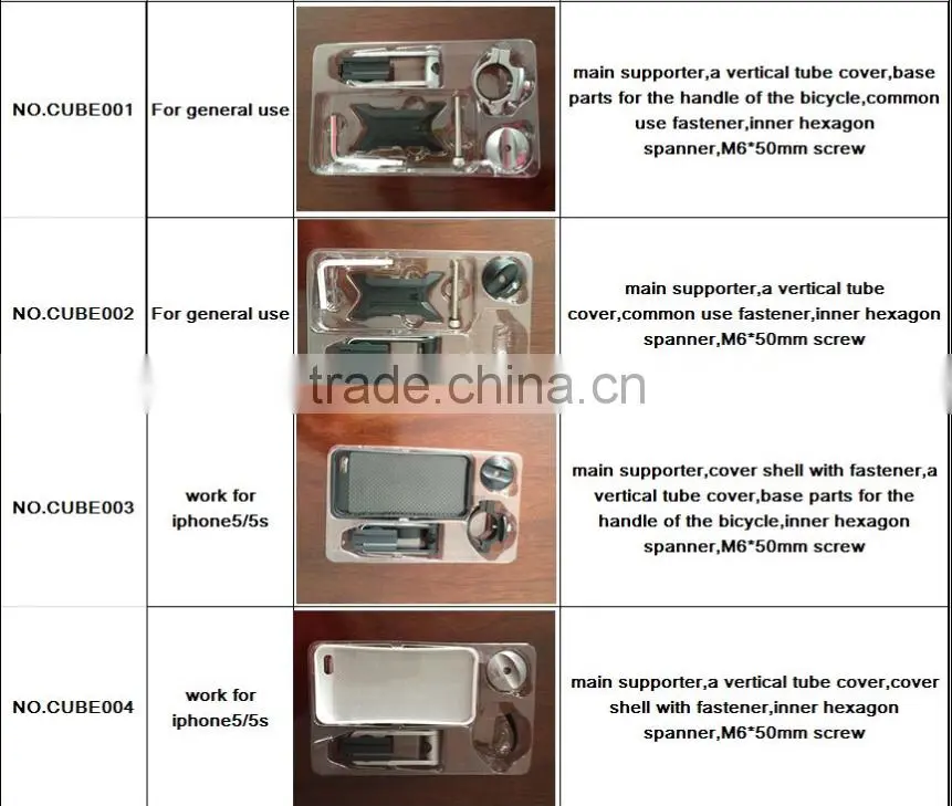 China Alibaba hot salling Combination and for iphone/samsung/mobile phone holder Cellphone holder for bike
