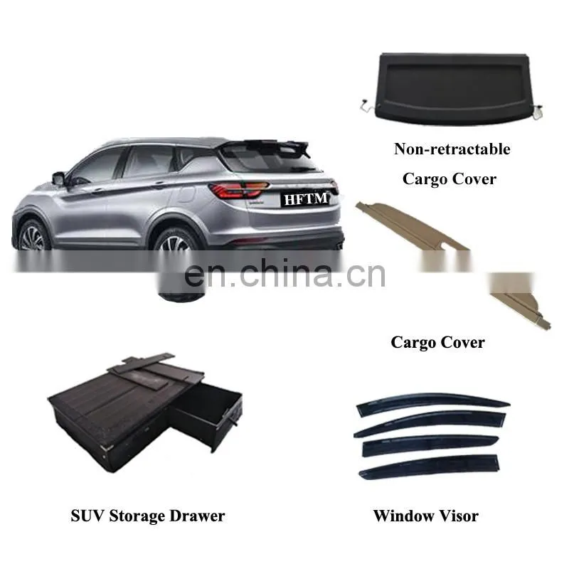 hot sale black car interior accessories Retractable Cover retractable rear luggage cargo cover for bmw x5