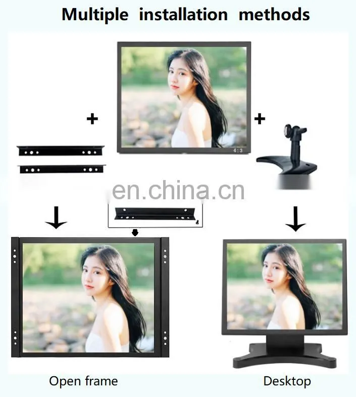 Industrial smart touch screen pos system all in one pc touchscreen LCD display