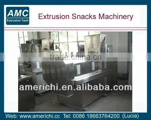 Cheese puff snacks machine