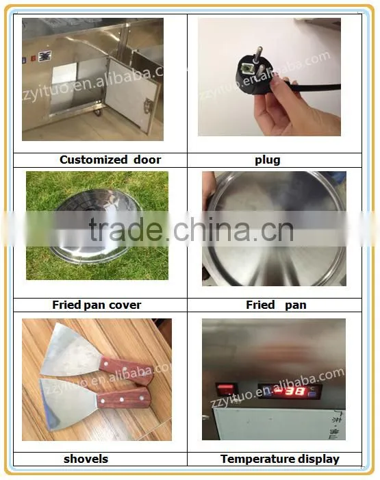 Double Pan Fried Ice Cream Machine / Ice Pan Ice Cream / Ice Cream Cold Plate